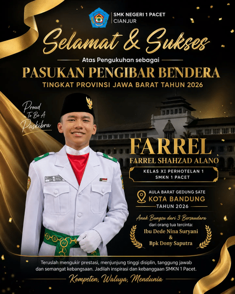 Farel Pasukan Pengibar Bendera Provinsi Jabar